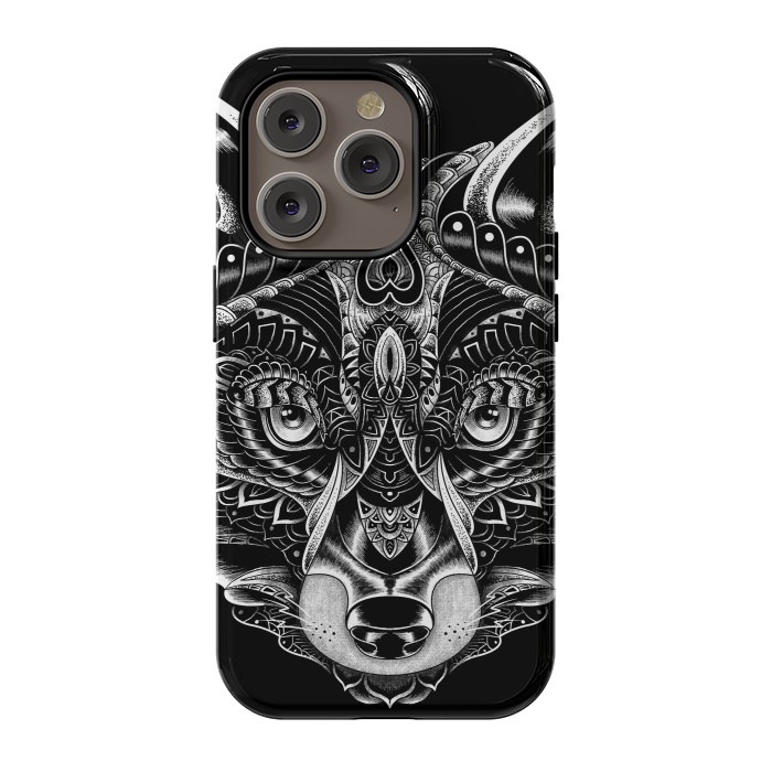 iPhone 14 Pro StrongFit Fox Ornate by Afif Quilimo