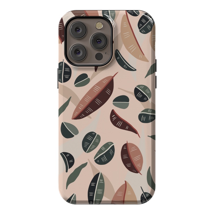 iPhone 14 Pro max StrongFit Botanical leaves fall by Mmartabc
