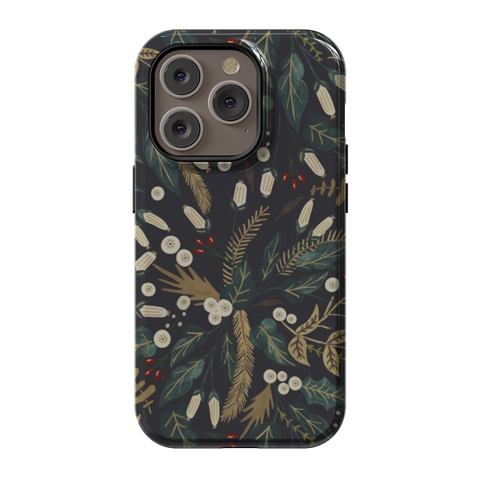 iPhone 14 Pro StrongFit Dark nature holiday by Mmartabc