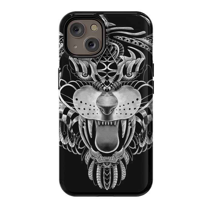 iPhone 14 StrongFit Tiger Ornate by Afif Quilimo