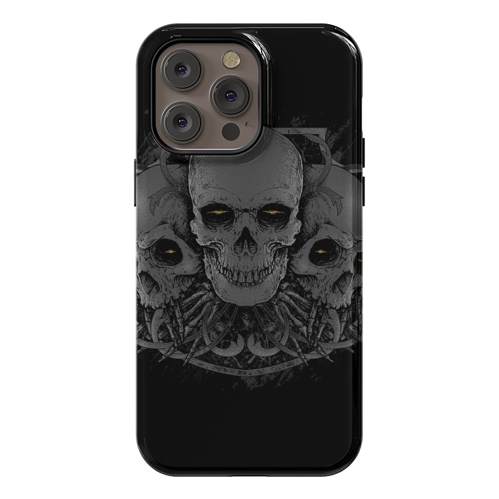 iPhone 14 Pro max StrongFit 3 Skull by Afif Quilimo