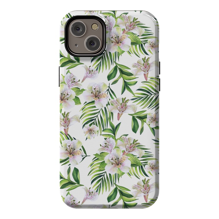 iPhone 14 Plus StrongFit White flowers by Julia Badeeva