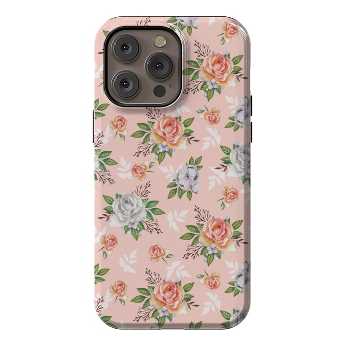 iPhone 14 Pro max StrongFit Vintage roses by Julia Badeeva