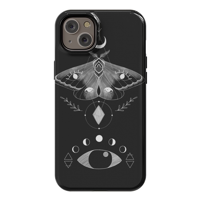 iPhone 14 Plus StrongFit Metaphys Moth by Melissa Lee