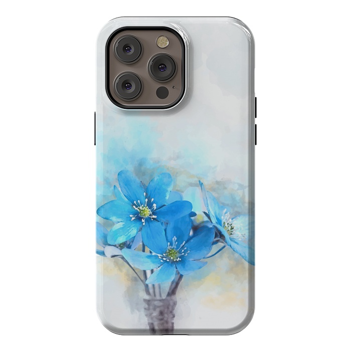 iPhone 14 Pro max StrongFit Summer Blue by Creativeaxle