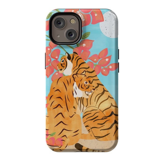 iPhone 14 StrongFit Tiger Honeymoon by Uma Prabhakar Gokhale