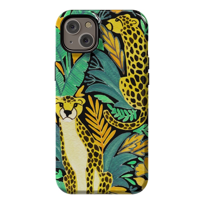 iPhone 14 Plus StrongFit Leopards by Julia Badeeva