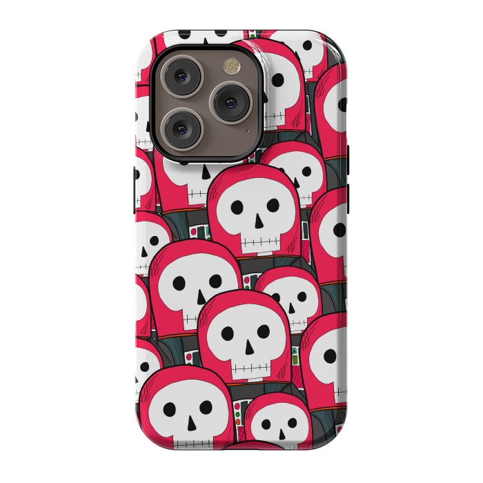 iPhone 14 Pro StrongFit The skeleton astronauts by Steve Wade (Swade)