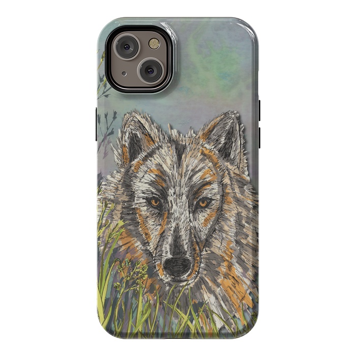 iPhone 14 Plus StrongFit Wolf I by Lotti Brown