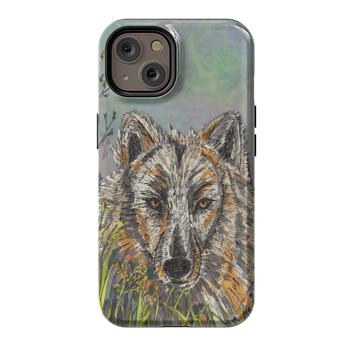 iPhone 14 StrongFit Wolf I by Lotti Brown
