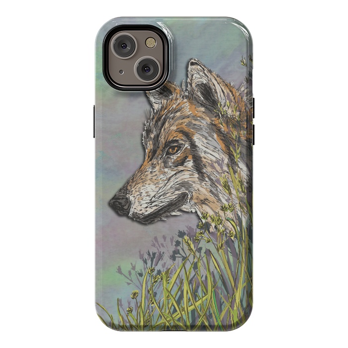 iPhone 14 Plus StrongFit Wolf II by Lotti Brown