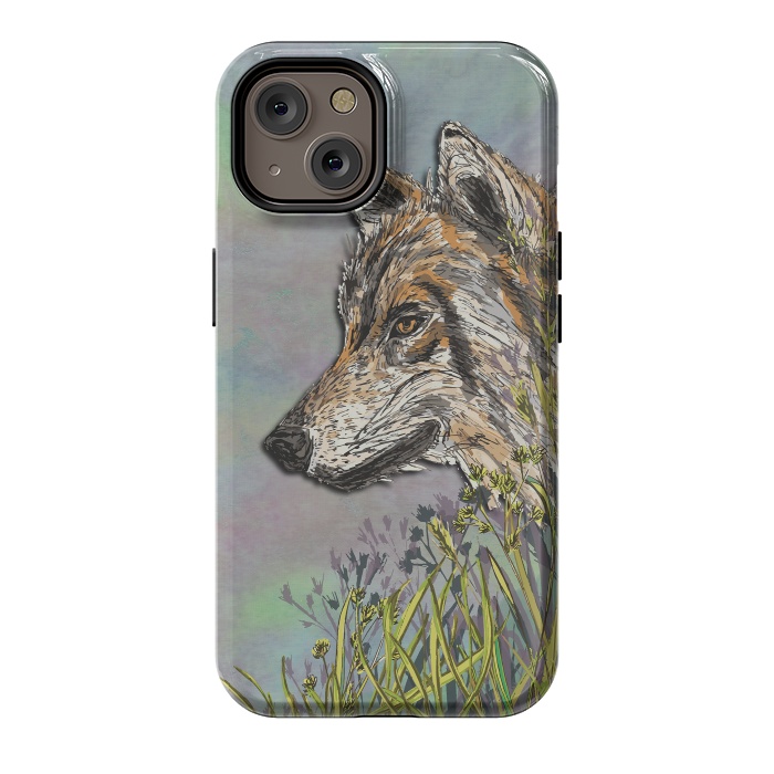 iPhone 14 StrongFit Wolf II by Lotti Brown