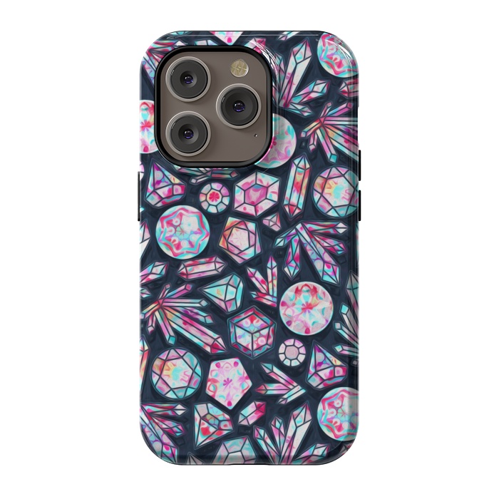 iPhone 14 Pro StrongFit Kaleidoscope Crystals  by Tigatiga