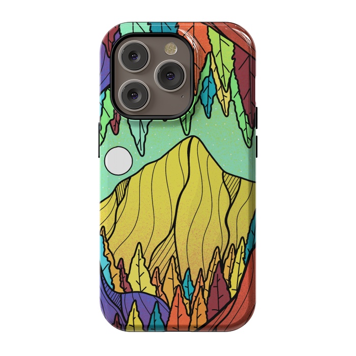 iPhone 14 Pro StrongFit The forest cave by Steve Wade (Swade)