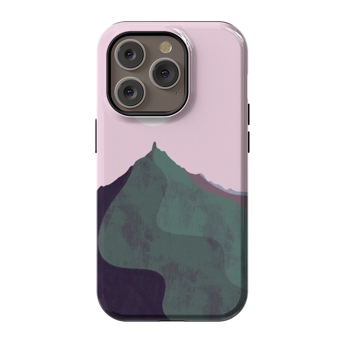 iPhone 14 Pro StrongFit The  mauve sky peak by Steve Wade (Swade)