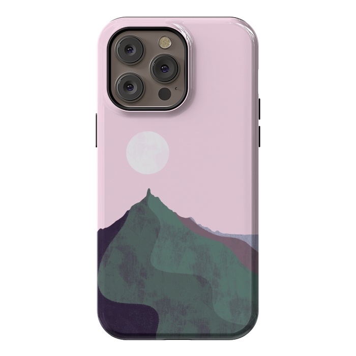 iPhone 14 Pro max StrongFit The  mauve sky peak by Steve Wade (Swade)