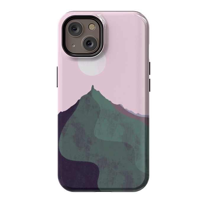 iPhone 14 StrongFit The  mauve sky peak by Steve Wade (Swade)