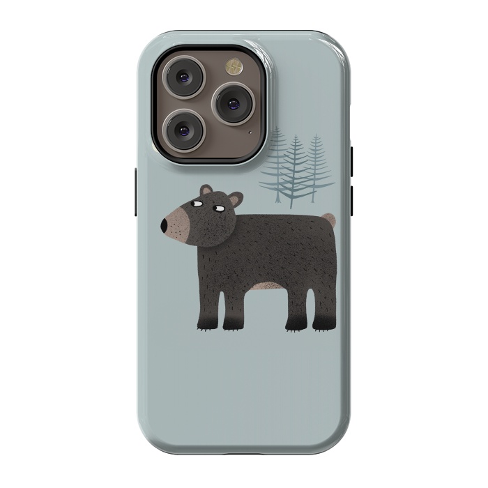 iPhone 14 Pro StrongFit The Bear, the Trees and the Moon by Nic Squirrell