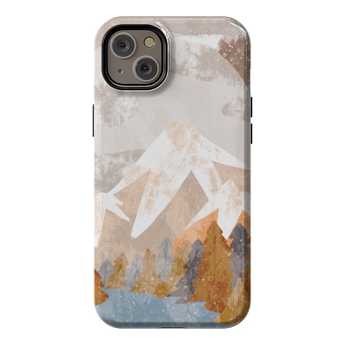 iPhone 14 Plus StrongFit A cold autumn land by Steve Wade (Swade)