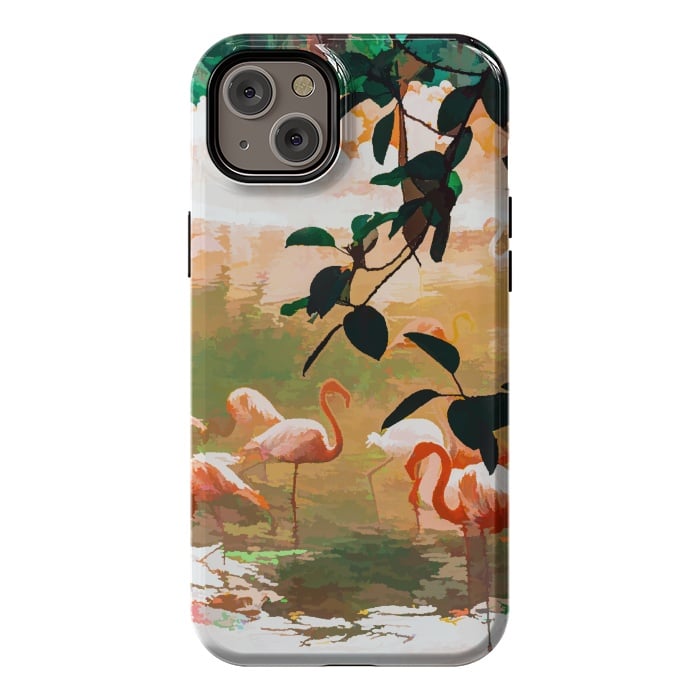 iPhone 14 Plus StrongFit Flamingo Sighting by Uma Prabhakar Gokhale
