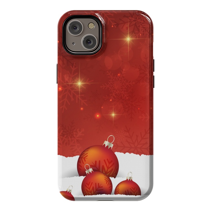 iPhone 14 Plus StrongFit Red Christmas by Texnotropio