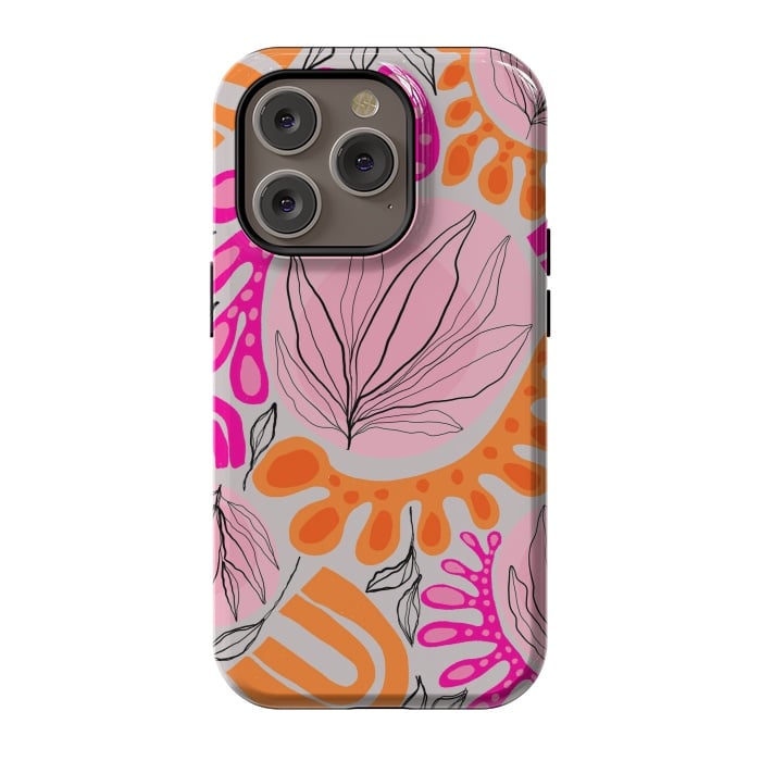 iPhone 14 Pro StrongFit Matiso Floral by Hanny Agustine
