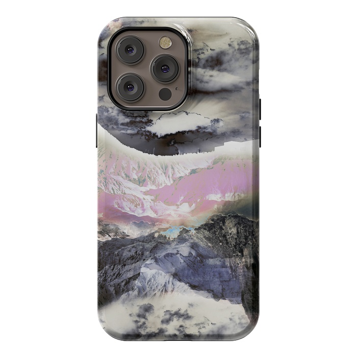 iPhone 14 Pro max StrongFit Mountain landscape digital art by Oana 