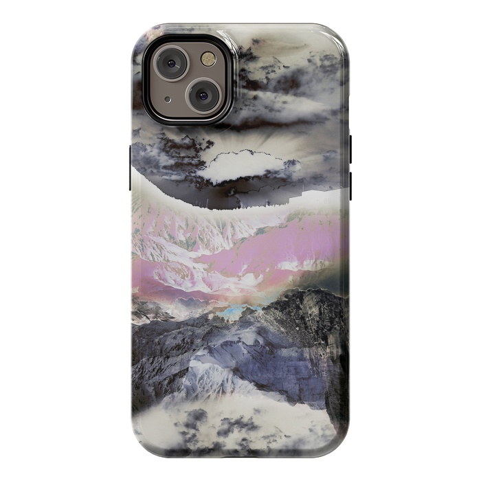iPhone 14 Plus StrongFit Mountain landscape digital art by Oana 