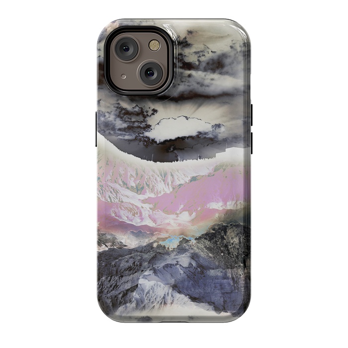 iPhone 14 StrongFit Mountain landscape digital art by Oana 