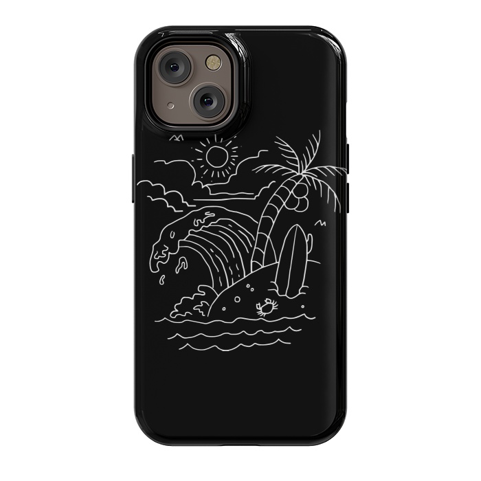 iPhone 14 StrongFit The Waves are Calling ( for dark) by Afif Quilimo