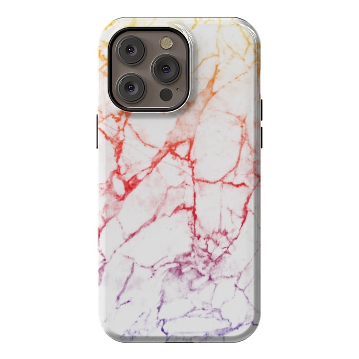 iPhone 14 Pro max StrongFit Colour gradient marble texture by Oana 