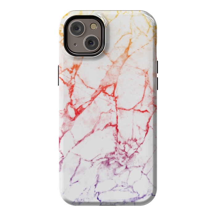 iPhone 14 Plus StrongFit Colour gradient marble texture by Oana 