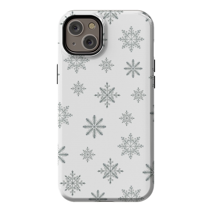 iPhone 14 Plus StrongFit Snowflakes by Julia Badeeva