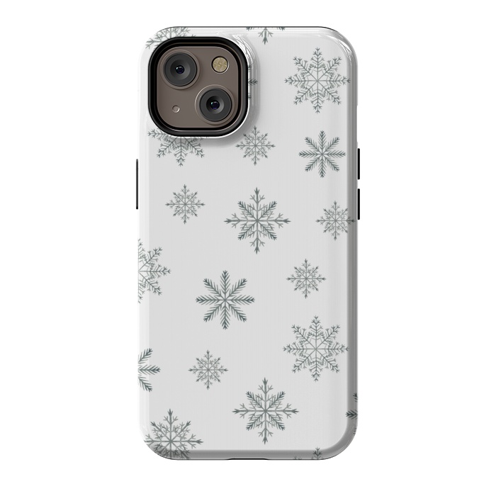 iPhone 14 StrongFit Snowflakes by Julia Badeeva