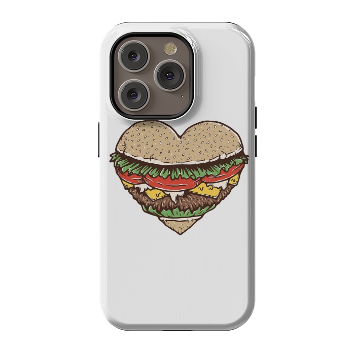 iPhone 14 Pro StrongFit Hamburger Lover by Afif Quilimo