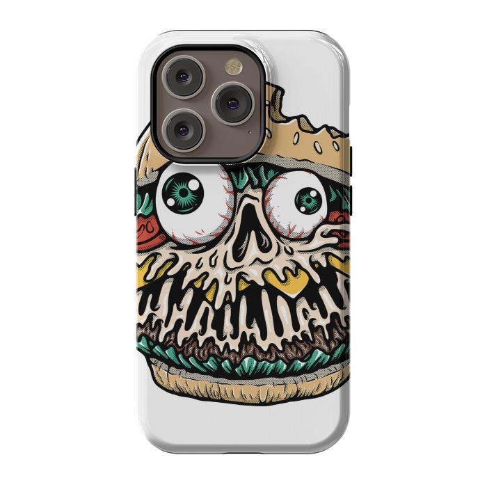 iPhone 14 Pro StrongFit Hamburger Monster by Afif Quilimo