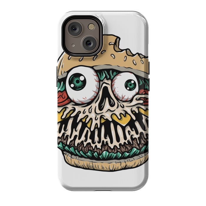 iPhone 14 StrongFit Hamburger Monster by Afif Quilimo