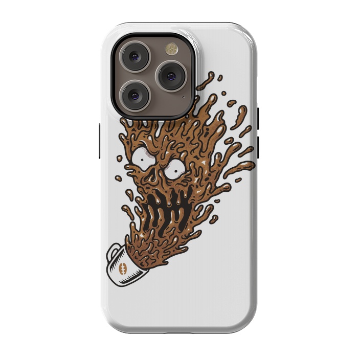 iPhone 14 Pro StrongFit Coffee Monster by Afif Quilimo