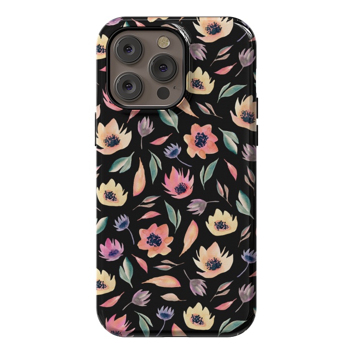 iPhone 14 Pro max StrongFit Floral pattern by Julia Badeeva