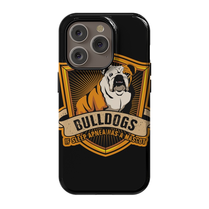 iPhone 14 Pro StrongFit bulldog by haroulita
