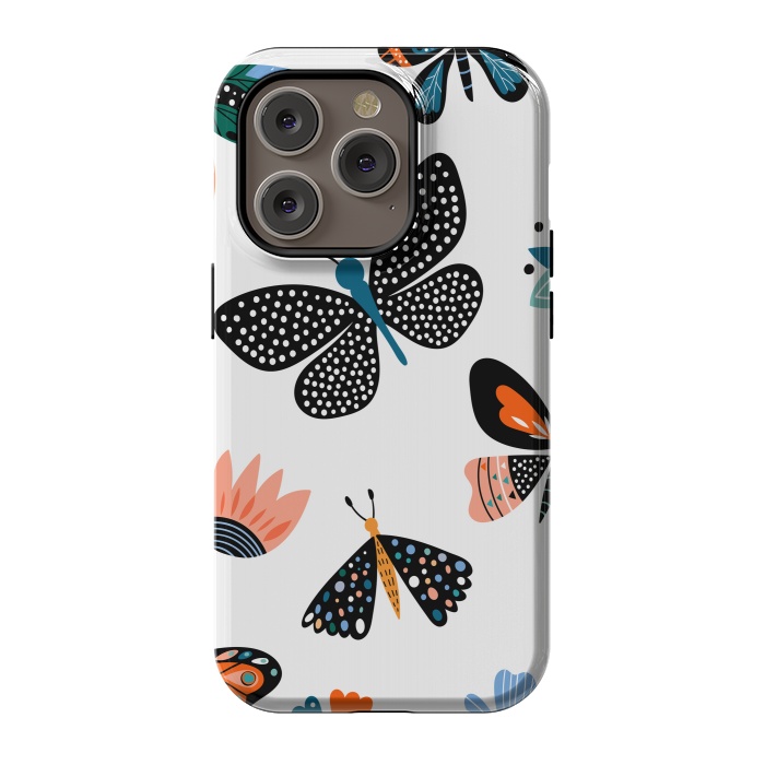 iPhone 14 Pro StrongFit butterflies c by haroulita