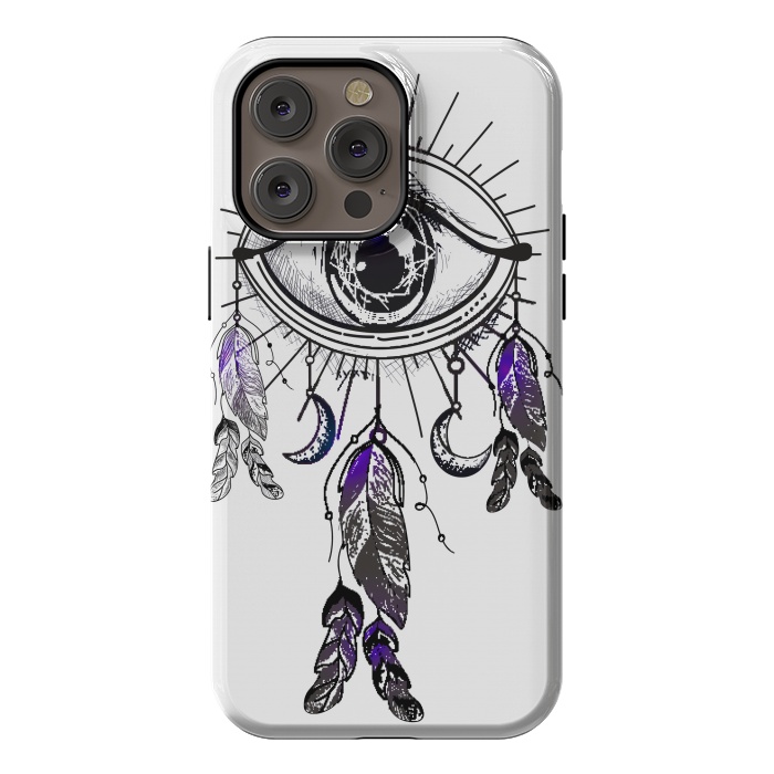 iPhone 14 Pro max StrongFit dreamcatcher eye by haroulita