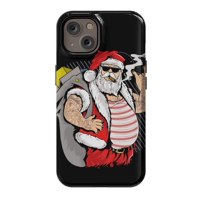 iPhone 14 StrongFit funny santa x by haroulita