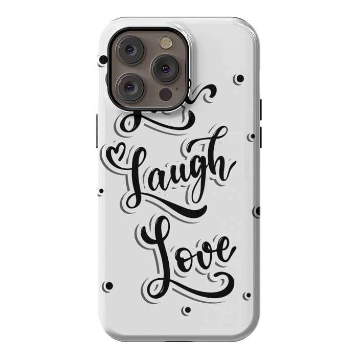 iPhone 14 Pro max StrongFit live laugh love by haroulita