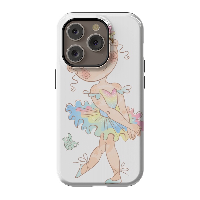 iPhone 14 Pro StrongFit shy ballerina by haroulita