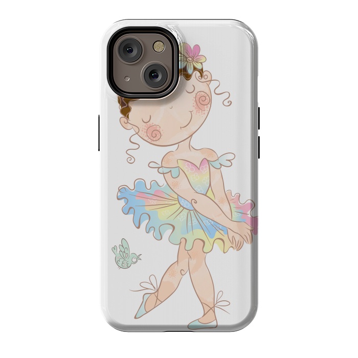 iPhone 14 StrongFit shy ballerina by haroulita
