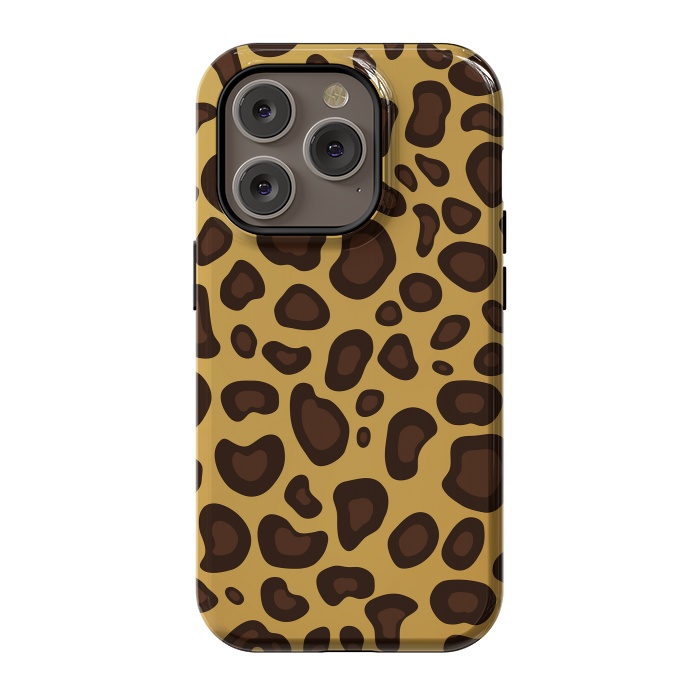 iPhone 14 Pro StrongFit animal print leopard by haroulita