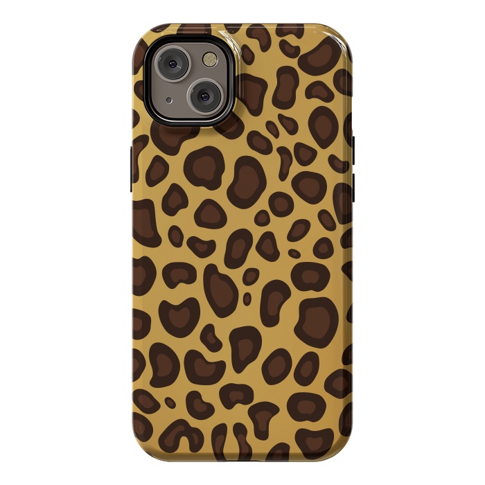 iPhone 14 Plus StrongFit animal print leopard by haroulita