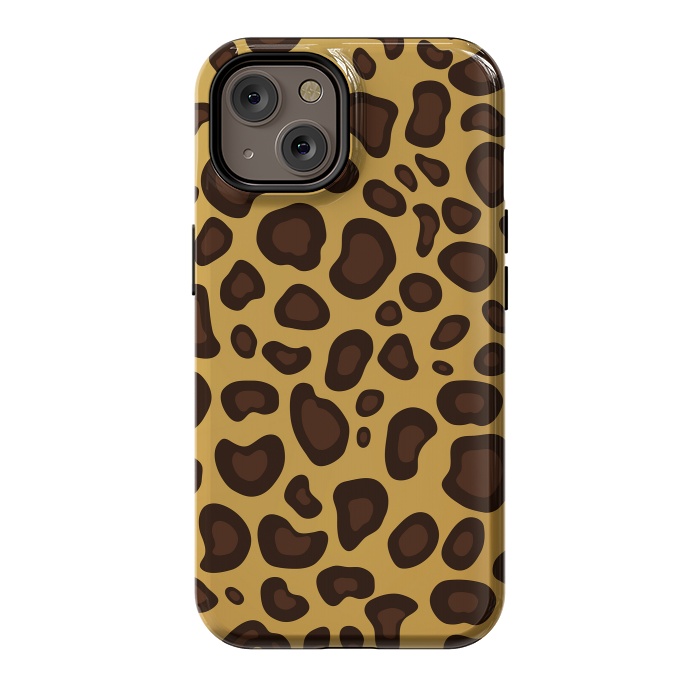 iPhone 14 StrongFit animal print leopard by haroulita