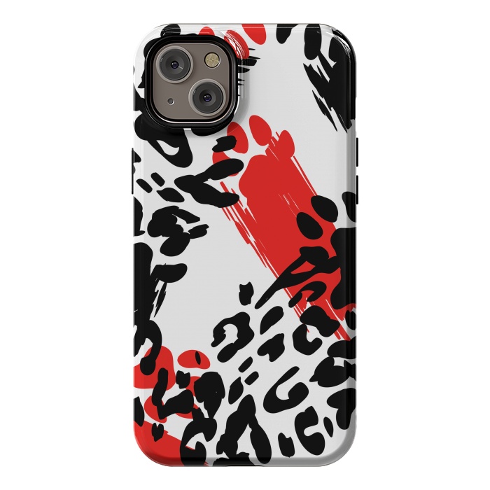iPhone 14 Plus StrongFit colorful anima print by haroulita